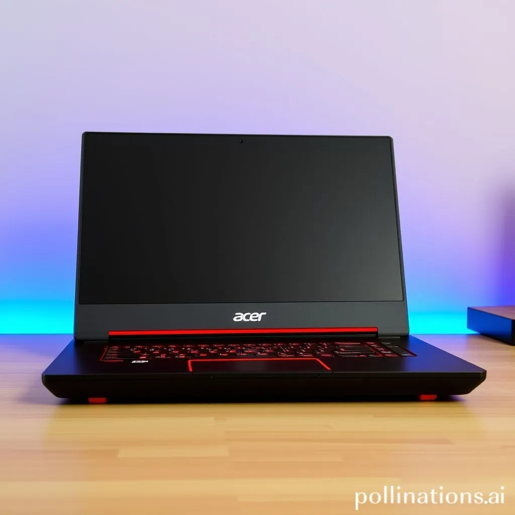 Acer Nitro 5 budget gaming laptop with red accents