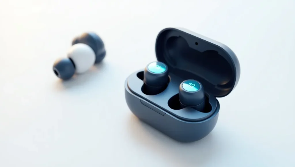 Anker Soundcore Liberty 4 NC noise-cancelling earbuds and charging case