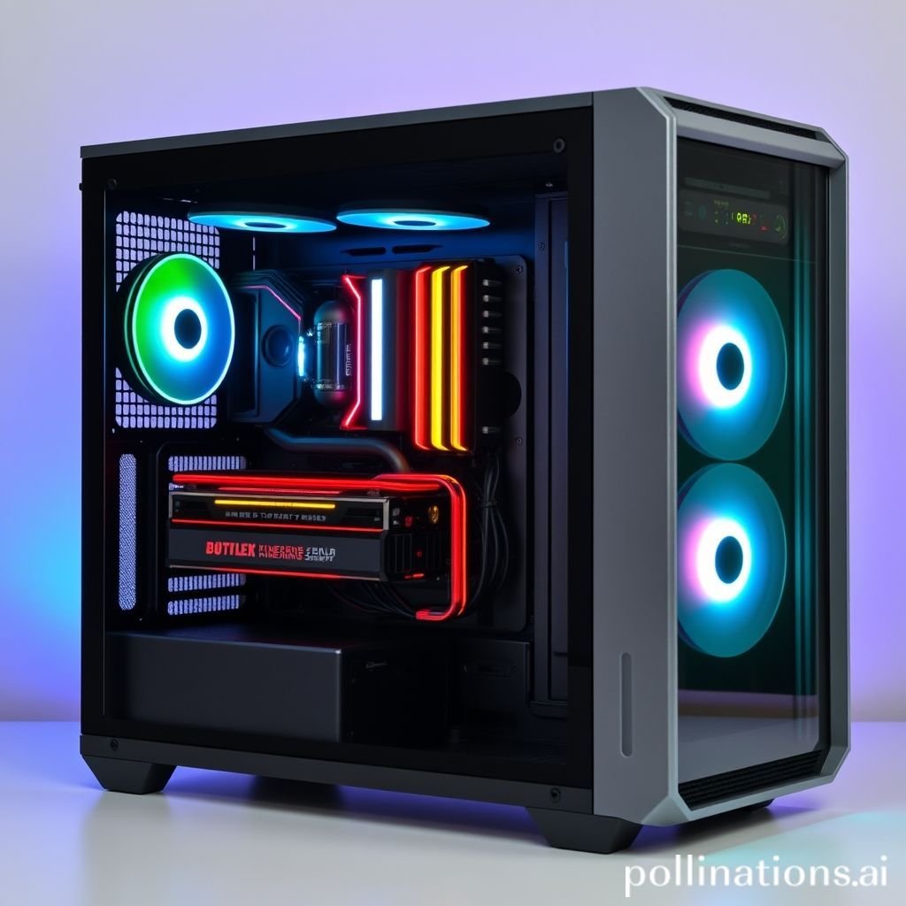 A stylish budget gaming PC case with good airflow and tempered glass side panel