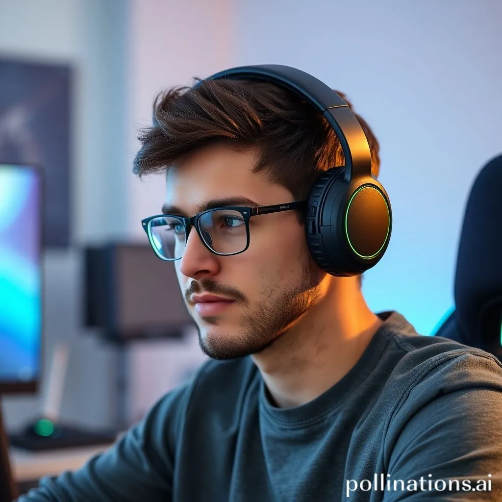 A gamer wearing a comfortable-looking wireless gaming headset