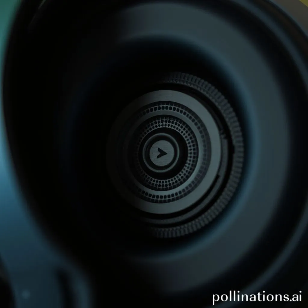 Close-up of a gaming headset earcup showing an audio driver