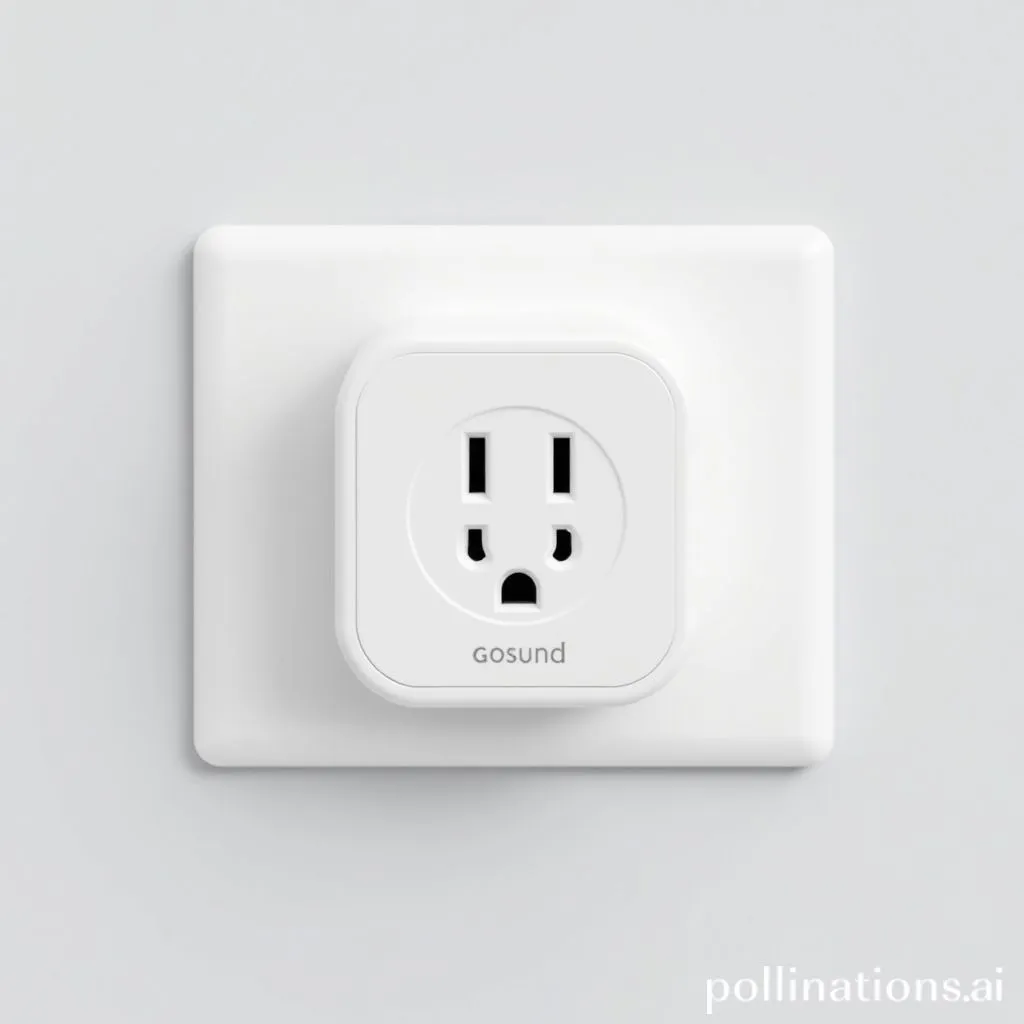Gosund Mini Smart Plug WP3 in a wall outlet