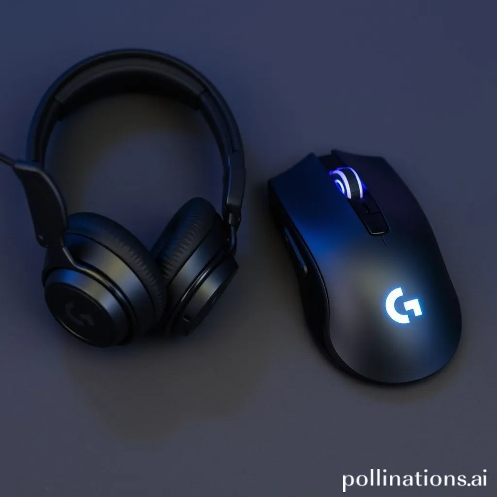 Logitech G305 LIGHTSPEED Wireless Gaming Mouse next to a budget wireless gaming headset (often bundled)