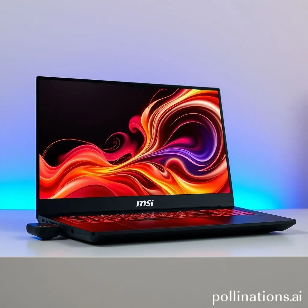 MSI GF63 Thin budget gaming laptop in a slim profile