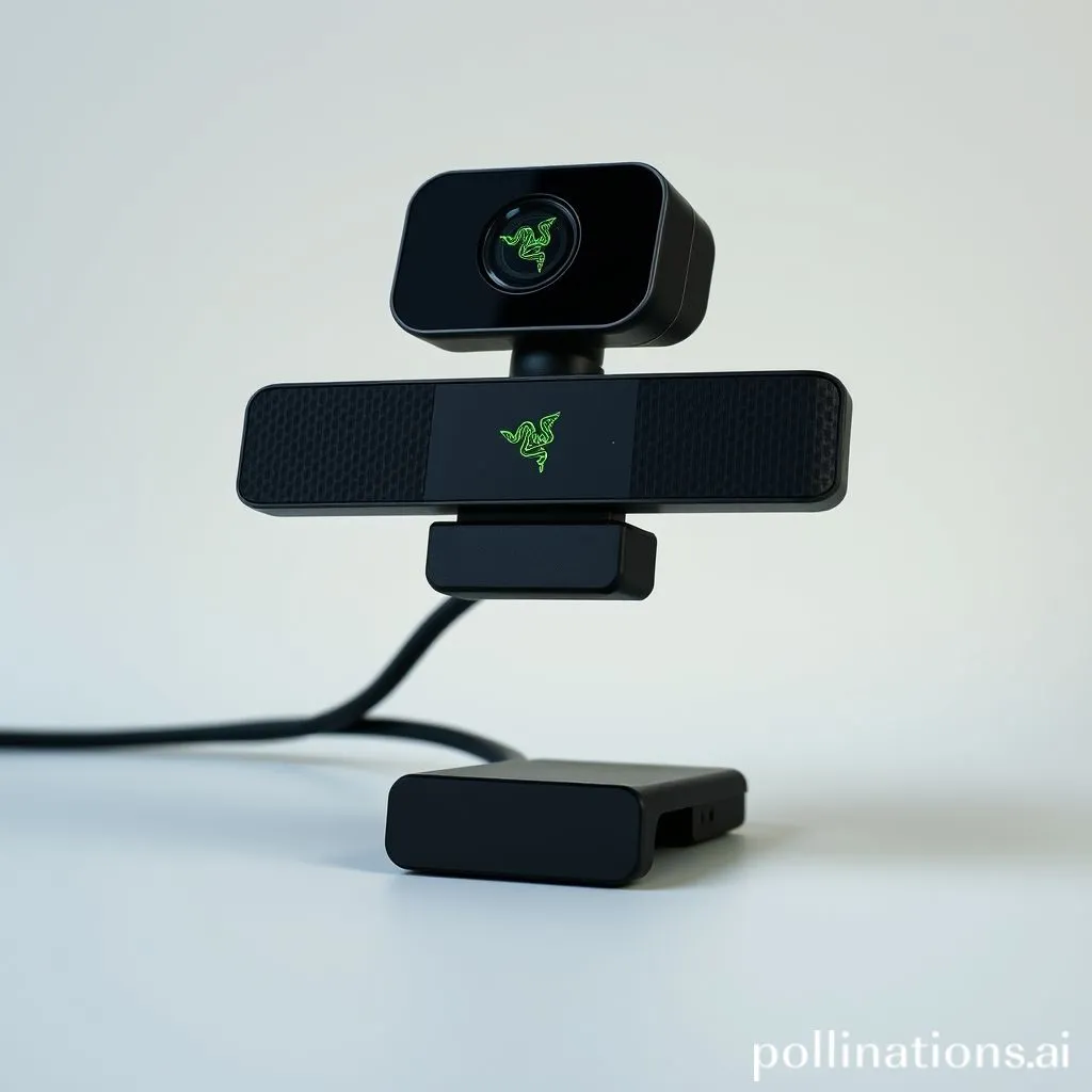 Razer Kiyo X webcam with its compact design