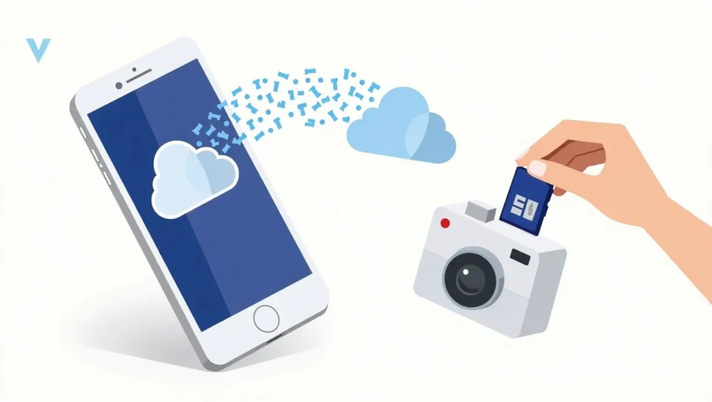 Smart camera cloud storage vs. local SD card storage options