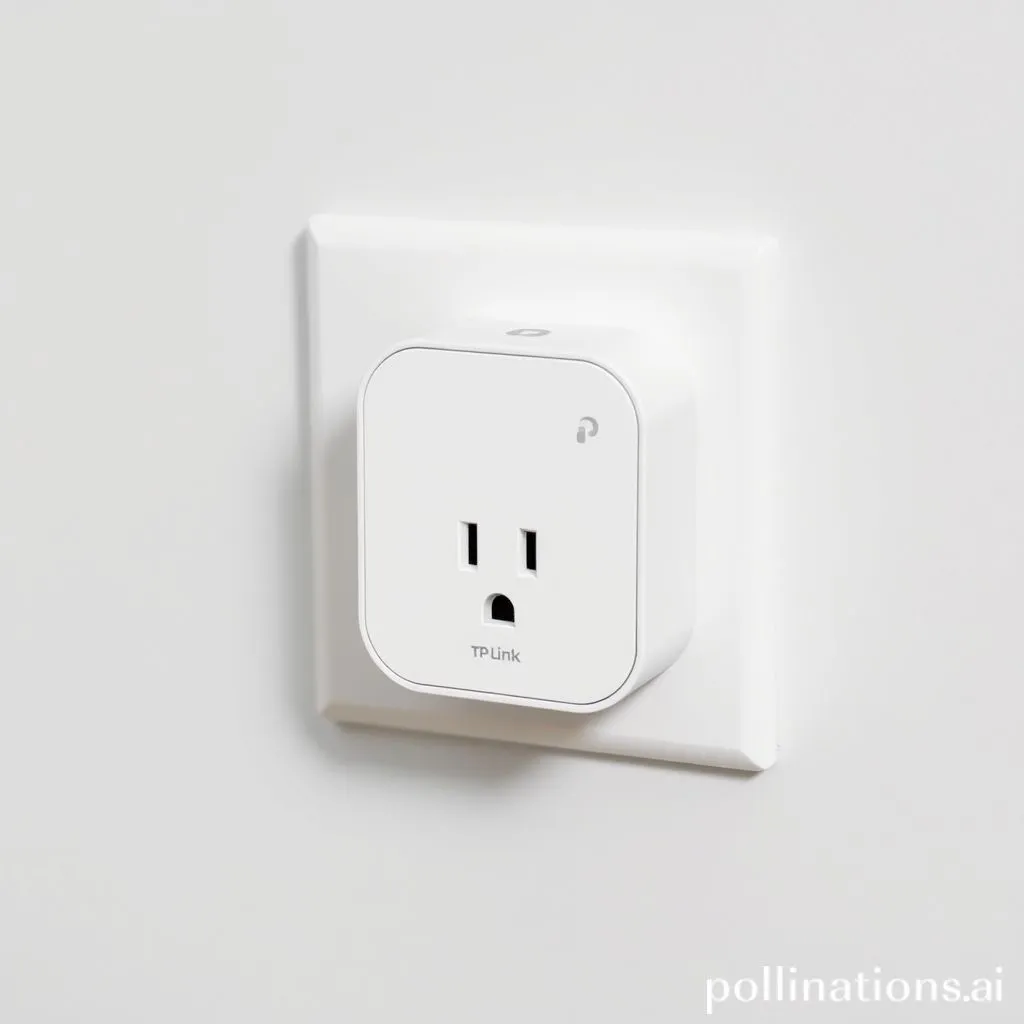TP-Link Kasa Smart Plug Mini HS103 plugged into a wall outlet