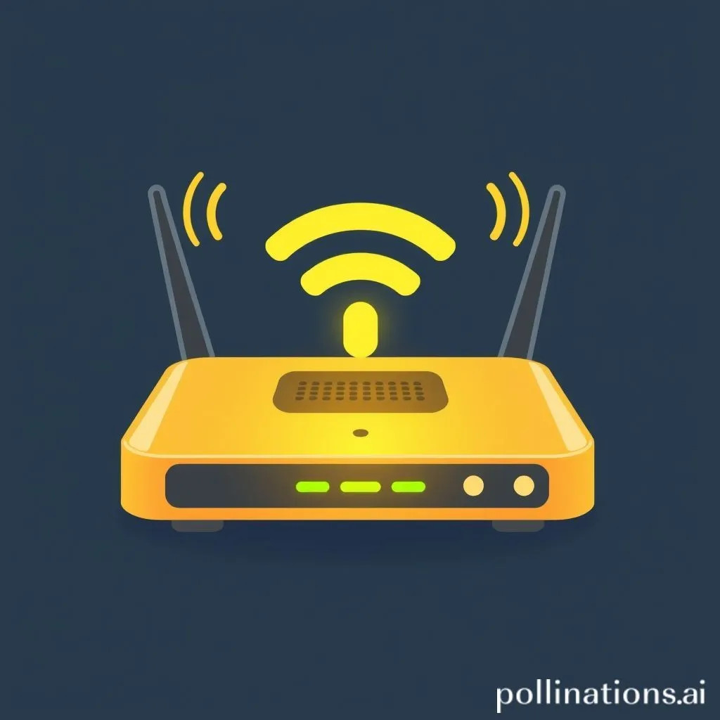 Wi-Fi 6 router icon or logo representing faster wireless internet
