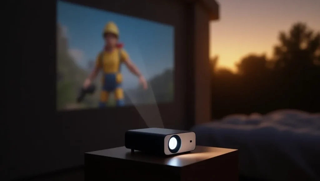 XGIMI MoGo 2 Pro portable projector for outdoor movies and gaming