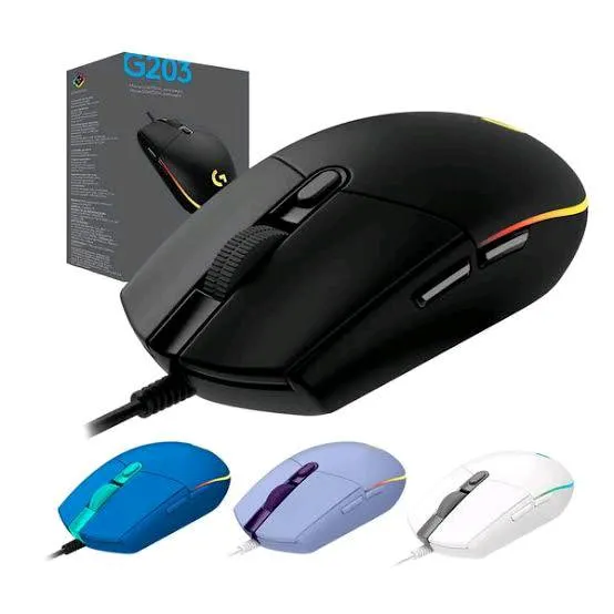 Logitech G203 LIGHTSYNC budget gaming mouse