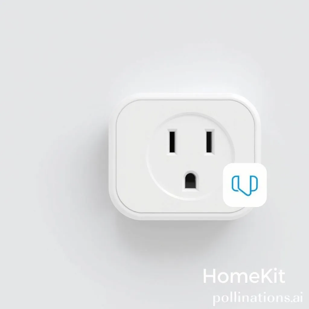 meross Smart Plug Mini MS115 with Apple HomeKit logo